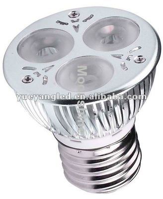3x1w LED電球の特徴とe27口金を採(cǎi)用したその他照明器具の互換性について